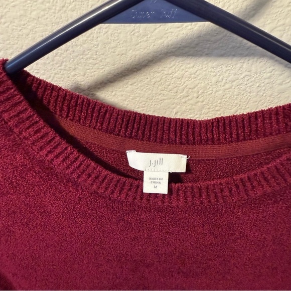 J. Jill Deep Red Pullover Sweater - Picture 2 of 5
